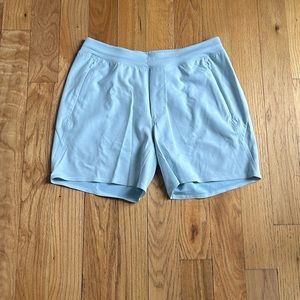 Men’s Lululemon Balancer Short. Powder blue (heathered). Size L. No liner.